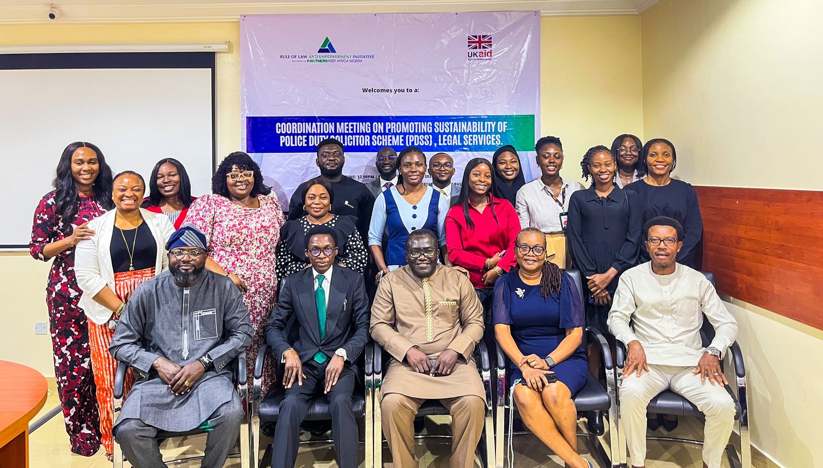 Coordination meeting on the Police Duty Solicitor Scheme hosted by Partners West Africa Nigeria