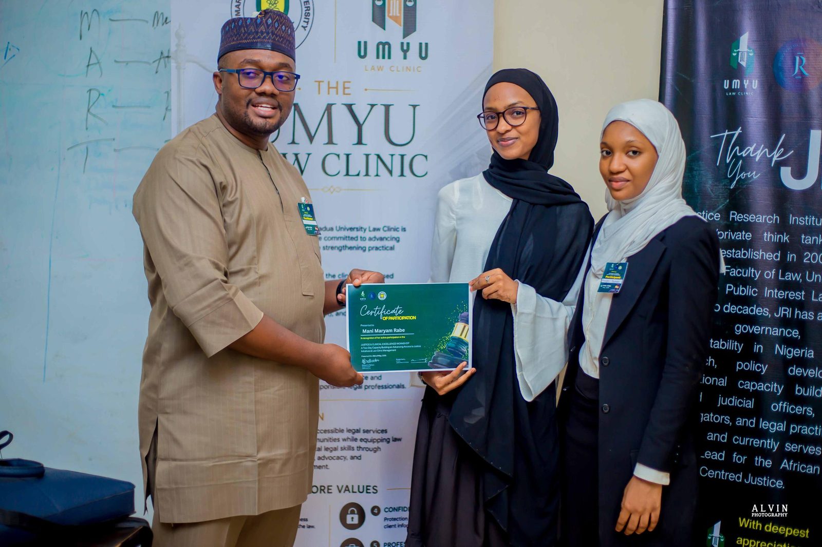 Katsina State LAWSAN officers at the JRI clinical training programme at UMYU